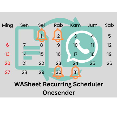 WASheet Recurring Scheduler Onesender